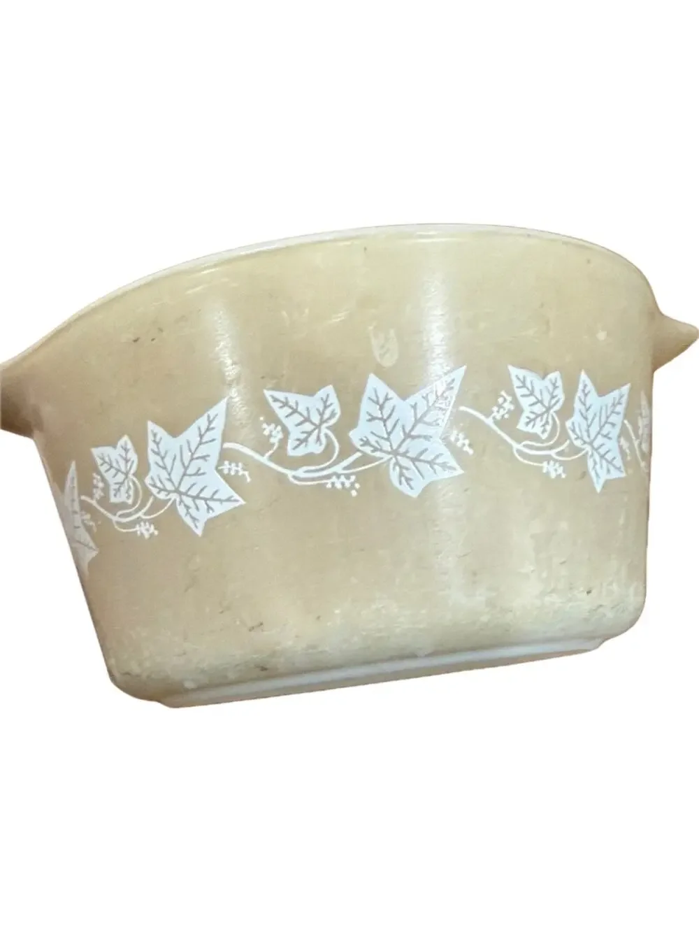 Vintage Pyrex Sandalwood casserole dish 473 without lid